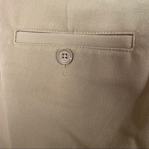 EXPRESS sz 0S Short Khaki Stretch Work Pants - Picture 4 of 7